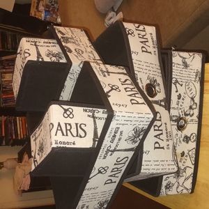 Paris fabric storage bin set